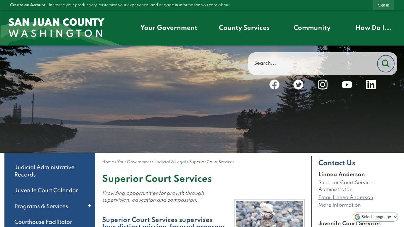 Superior Court Services | San Juan County, WA