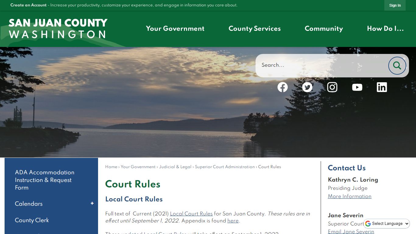 Court Rules | San Juan County, WA